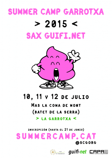 Cartel Summer Camp Garrotxa 2015