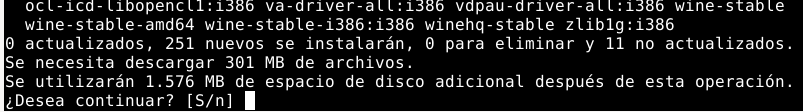 sudo apt install --install-recommends winehq-stable