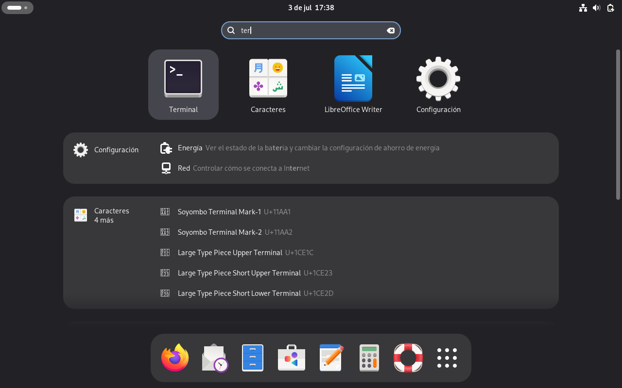 Paso 1 abrir la terminal en Debian 13