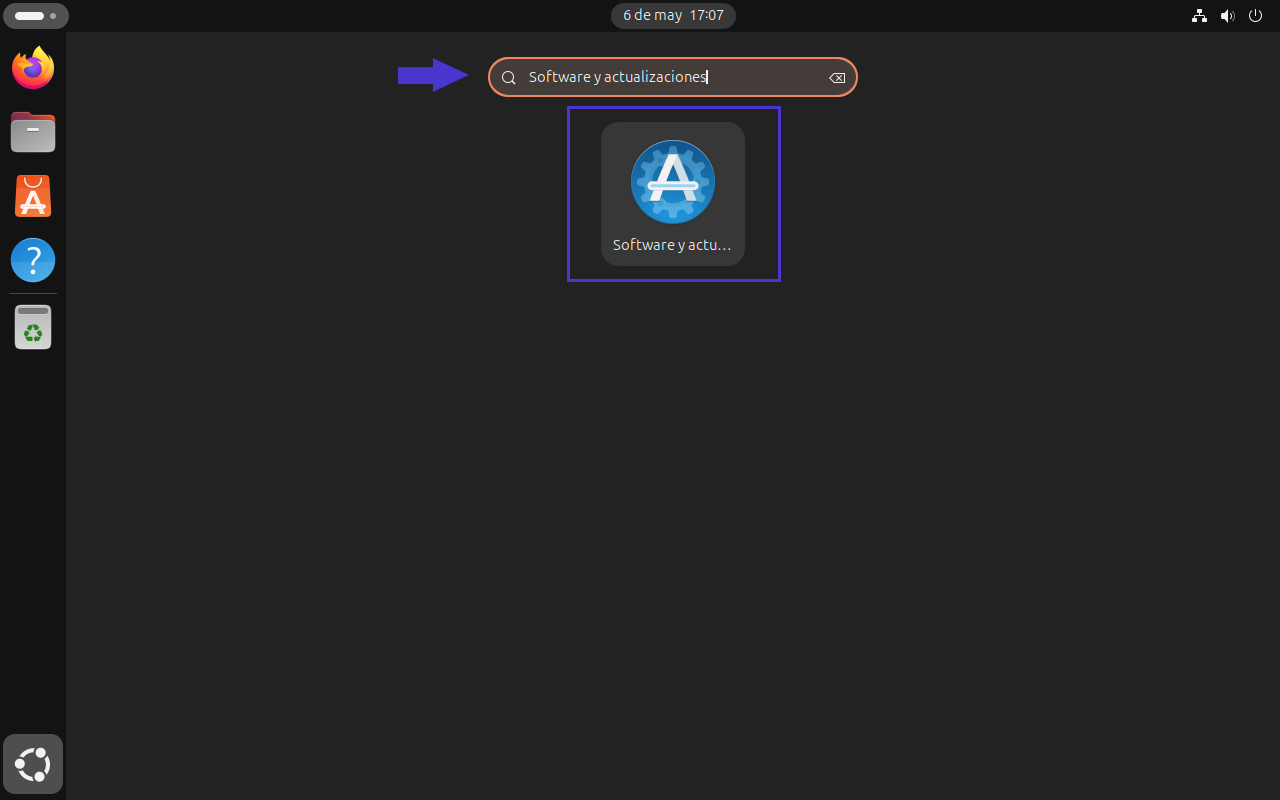 Paso 2 modo gráfico en Ubuntu 24.04